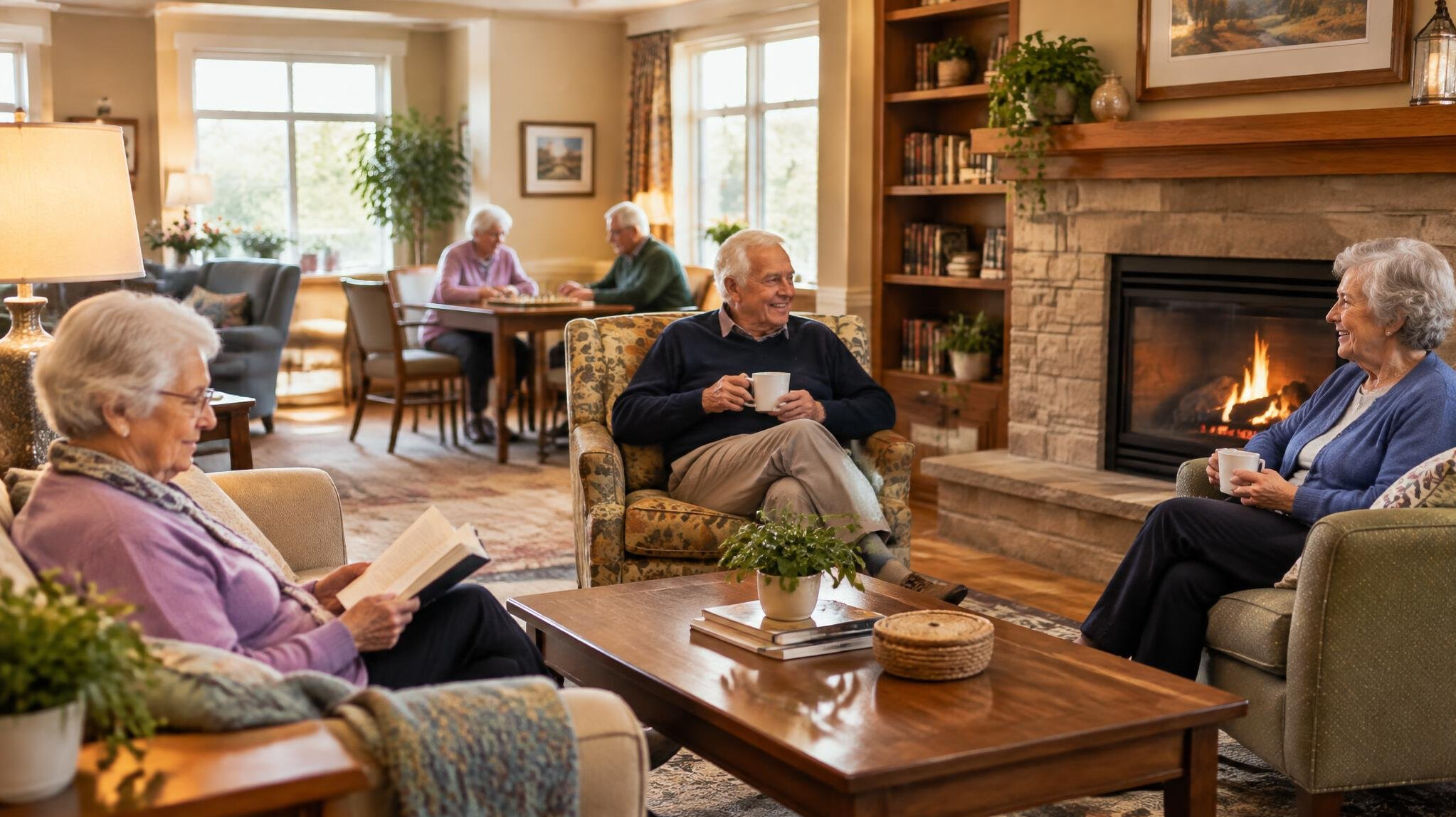 cozy senior living room