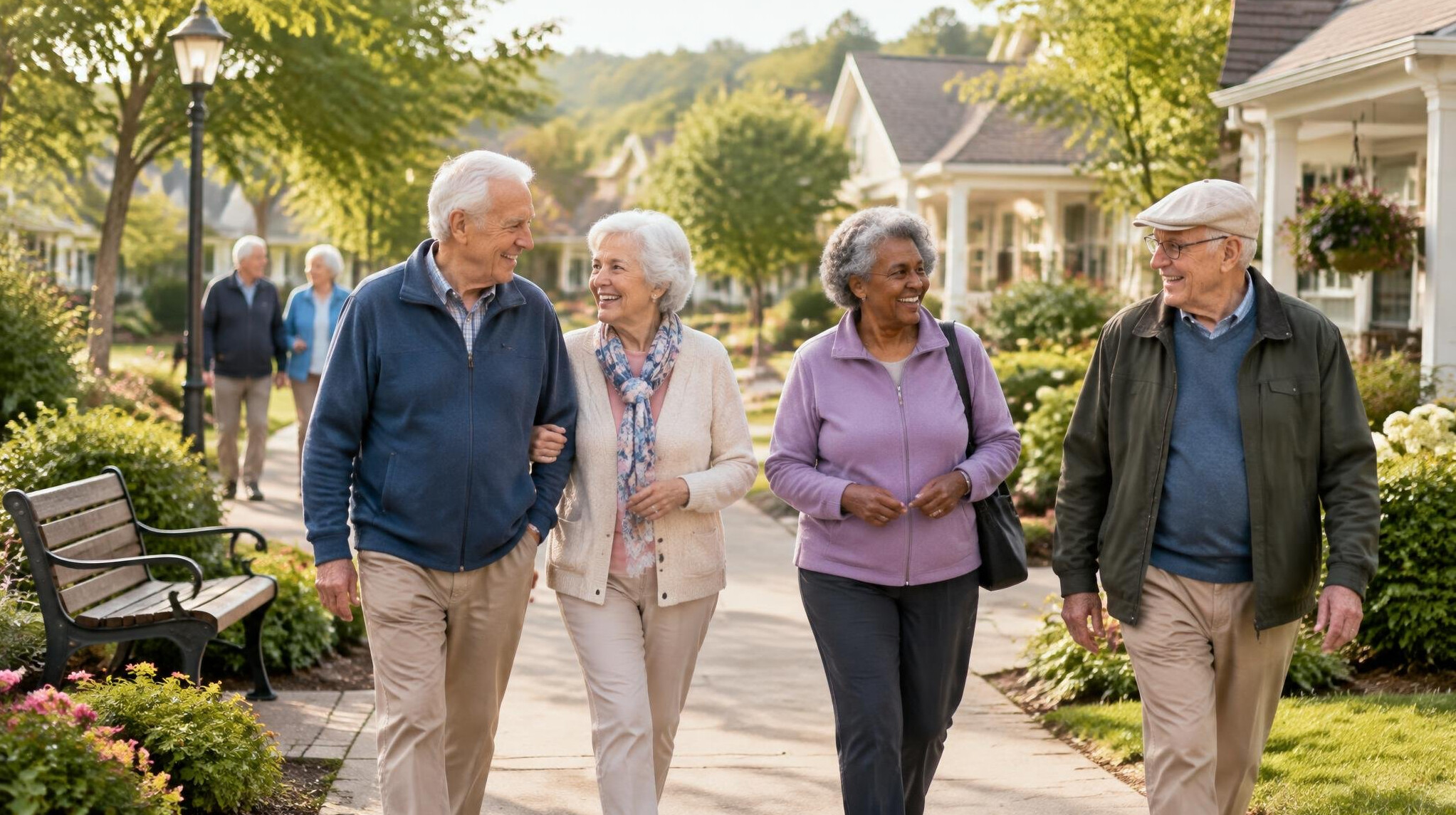 cozy senior neighborhood