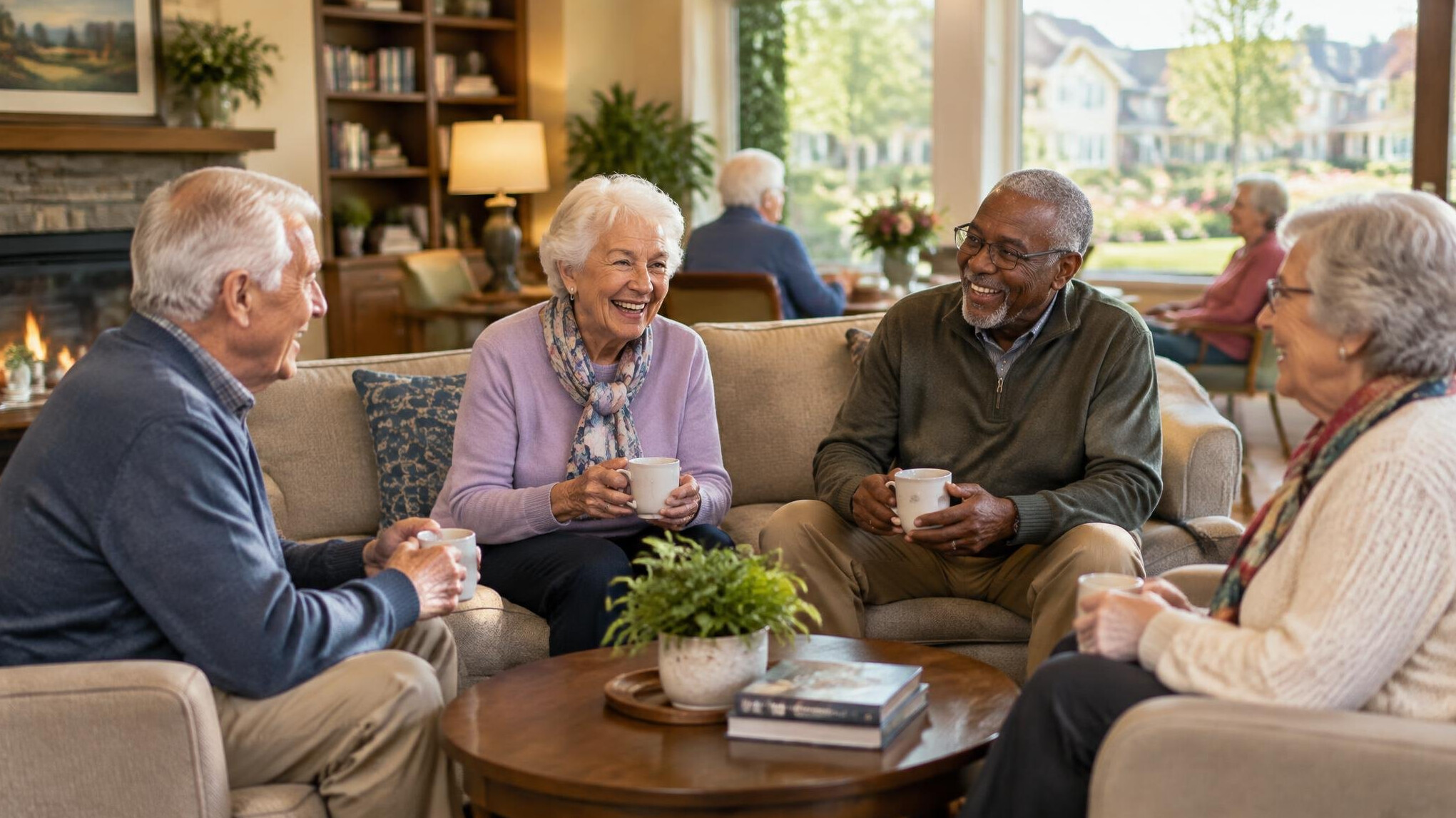 senior community living room